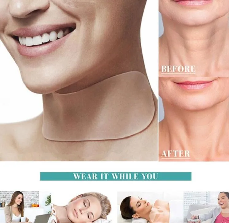 Силиконовая лента для шеи инструмент ухода за кожей лица средство удаления