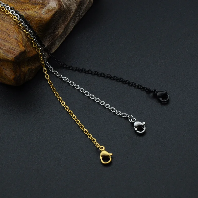 1 шт. никогда не выцветает 2 мм ожерелье из нержавеющей стали для мужчин 55 см