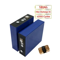 free shipping 8pcspack grade a 3 2v 176ah 180ah lifepo4 prismatic battery