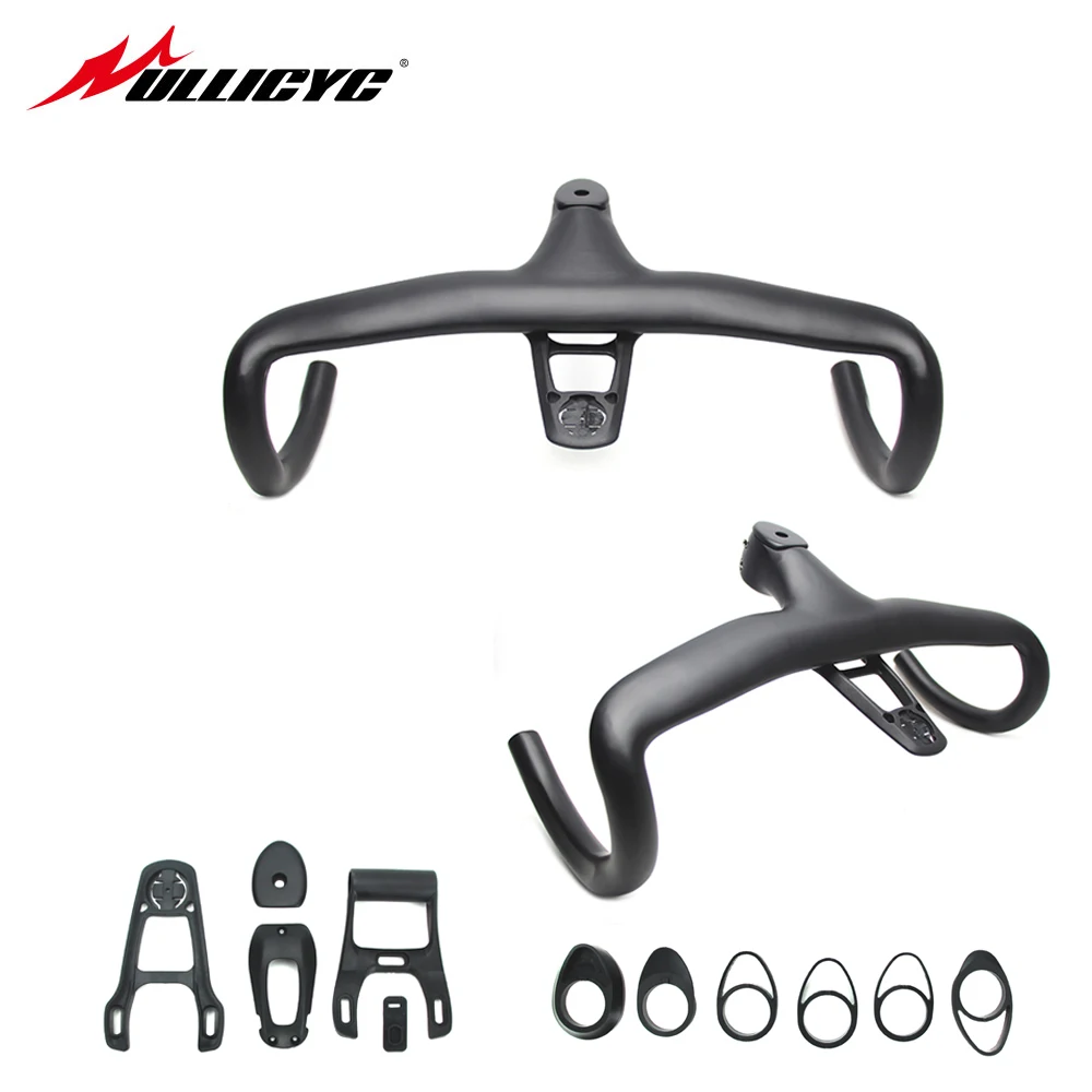 Скидка На руку Новый углеродный 5D интегрированный дорожный Руль 28,6 мм велосипед дорожный UD матовое углеродное волокно 400/420/440*90/100/110/120 мм YT988