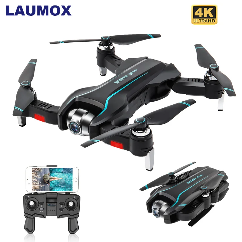 LAUMOX S17 RC Дрон с 4K регулируемой широкоугольной HD камерой оптический поток Дрон складной Квадрокоптер RC Вертолет VS SG106 XS812
