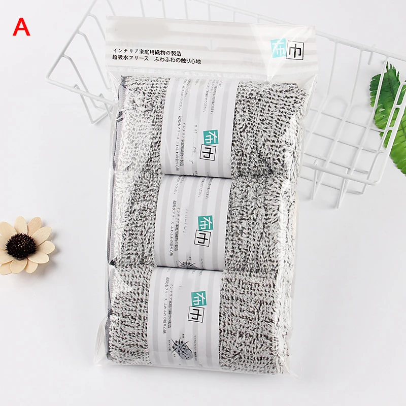 Салфетки для чистки из микрофибры в японском стиле утолщенные бамбукового угля