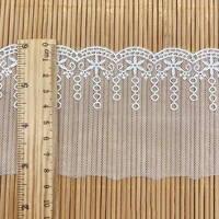 polyester silk wave width 8 2cm mesh lace trim clothing accessories lace womens cuff decoration