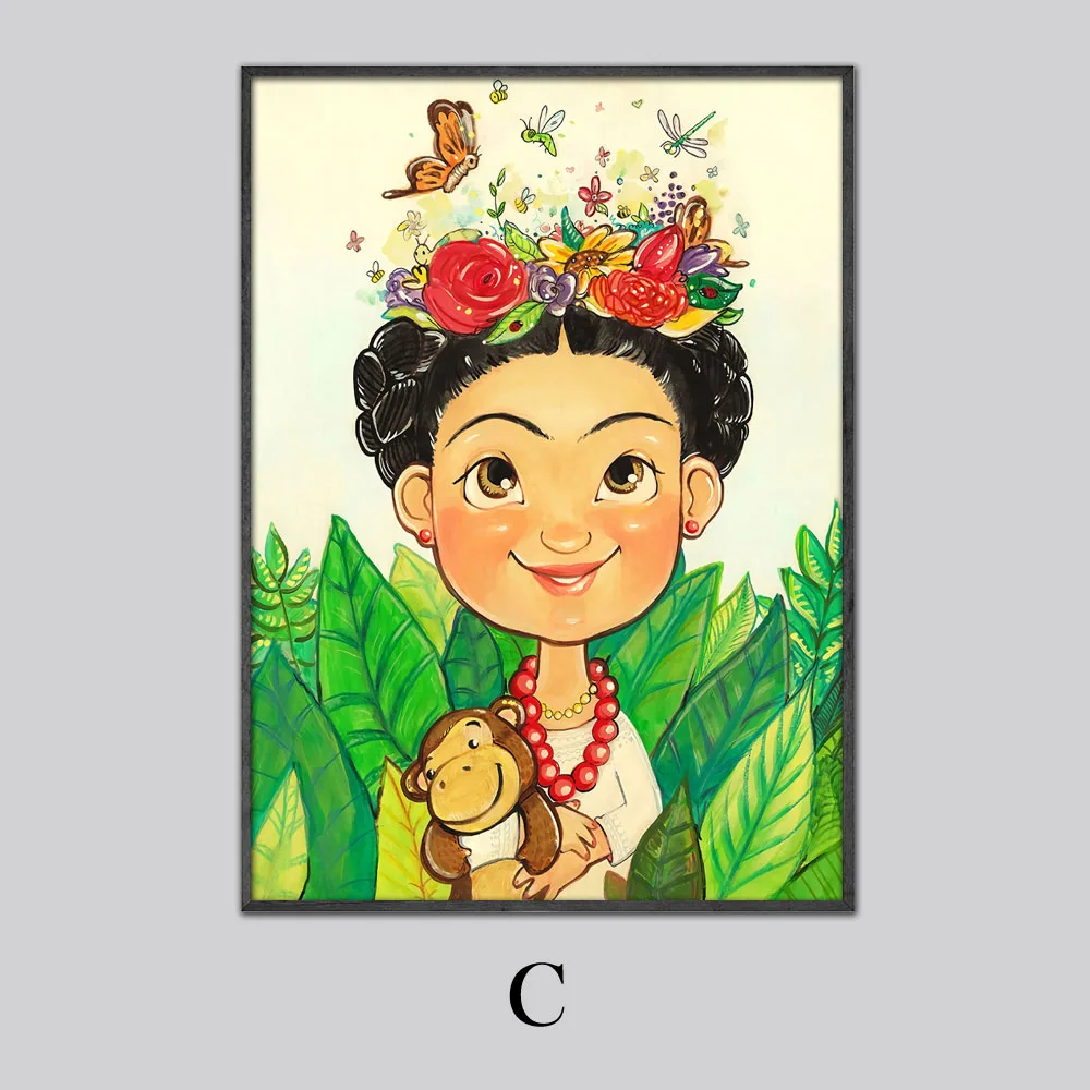 C NOOG, Куадрос, стиль, Скандинавское украшение, настенное искусство, холст, плакаты и принты, холст, живопись, картина для гостиной, Автопортрет - Цвет: C