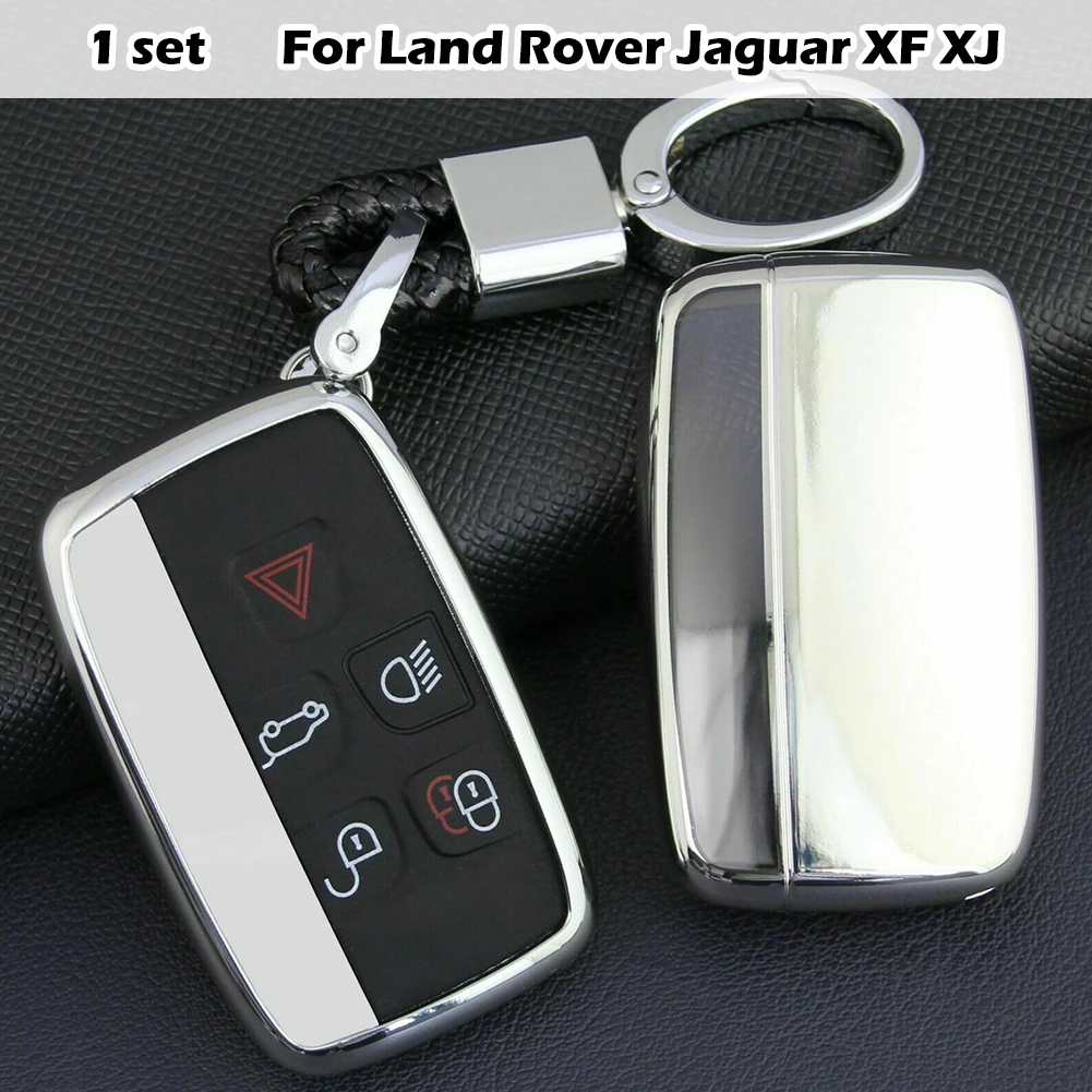 Серебряный автомобильный брелок для ключей чехол Аксессуары Land Rover Jaguar XF XJ
