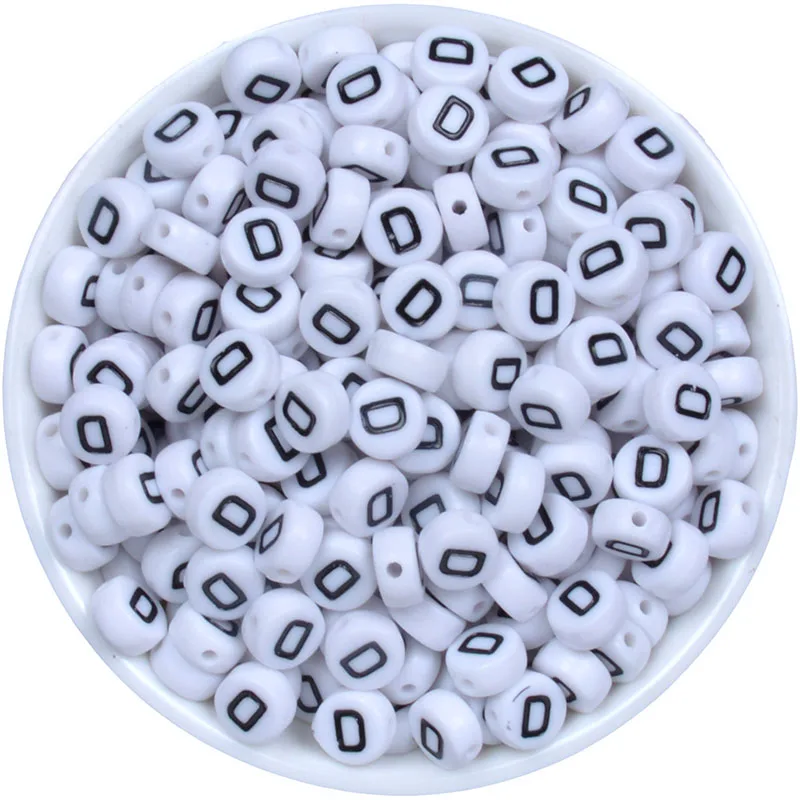 Бусины акриловые для браслетов круглые 4 х 7 мм | Украшения и аксессуары
