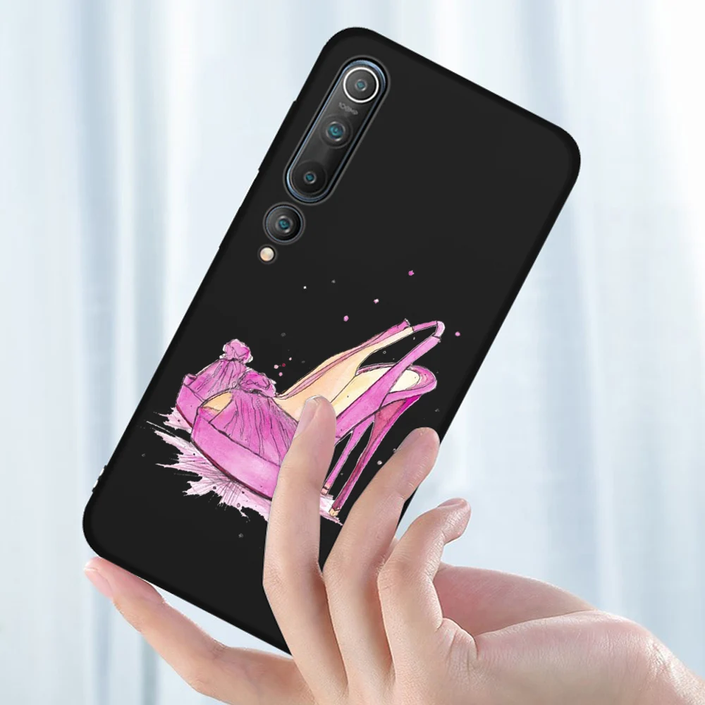 

High Heels Girl Case For Xiaomi Redmi Note 10 9 8 7 9T 8T Pro MAX 9A K40 MI Note 11 10 9 10T Pro SE F3 X3 Soft TPU Phone Fundas