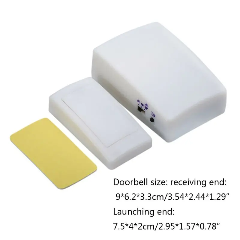 7 цветов светильник флэш-памяти которые меняются на музыкальный дверной звонок