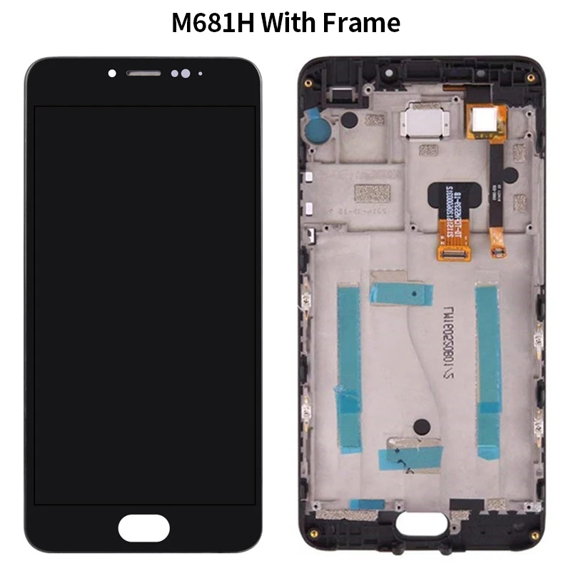 100% протестированный Оригинальный ЖК-дисплей 5 &quotдля Meizu M3 Note M681H L681H сенсорный