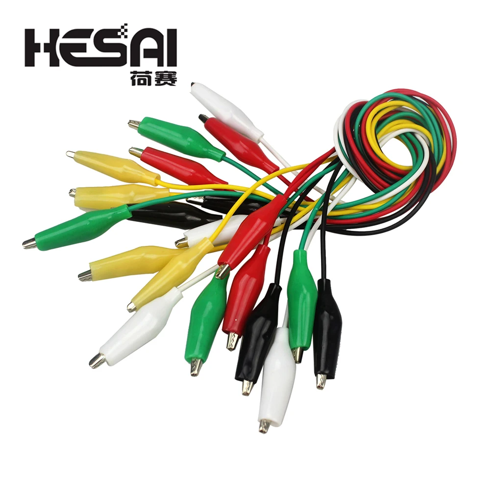 Зажимы типа Аллигатор 10 шт. электрические Тестовые провода сделай сам