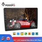 Автомагнитола Podofo, мультимедийная стерео-система на Android, с GPS, Bluetooth, Wi-Fi, типоразмер 2 Din, 10 дюймов