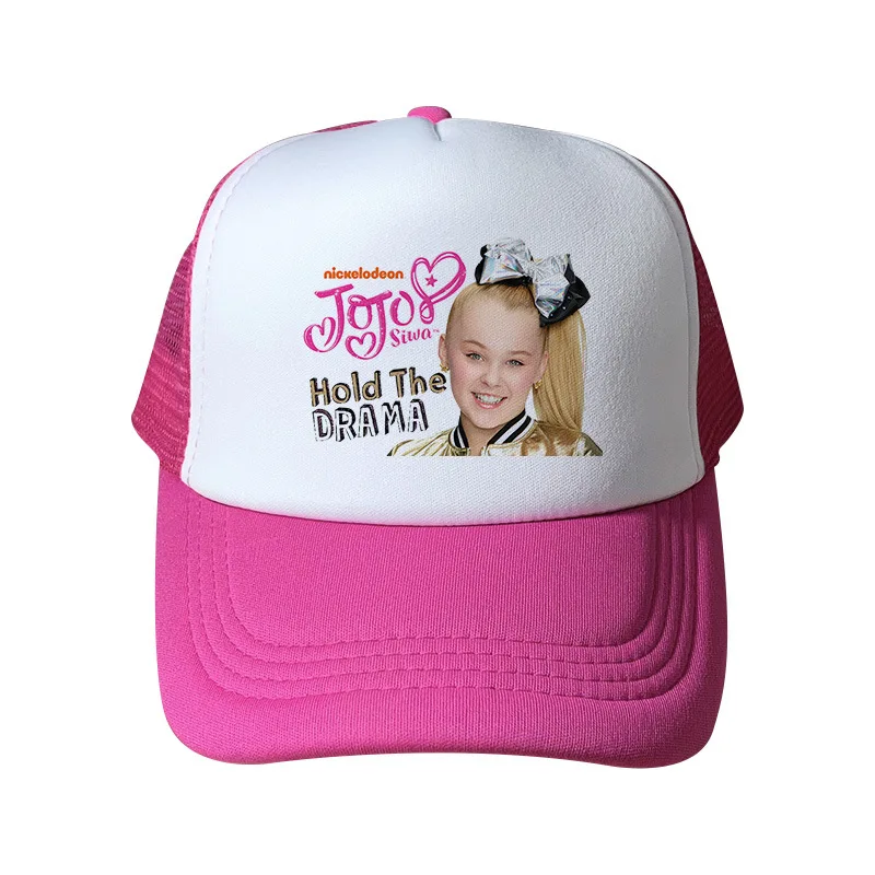 Кепка JOJO Siwa детская мультяшная бейсболка в стиле хип-хоп летняя кепка от солнца