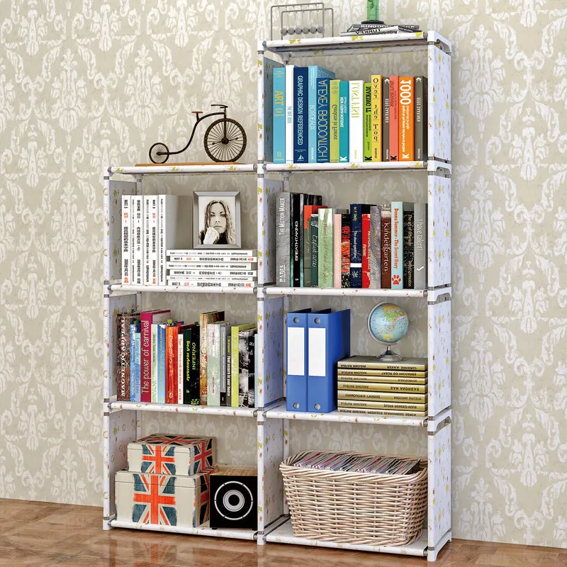 Книжная полка современный пол полки-стойка DIY многофункциональное устройство