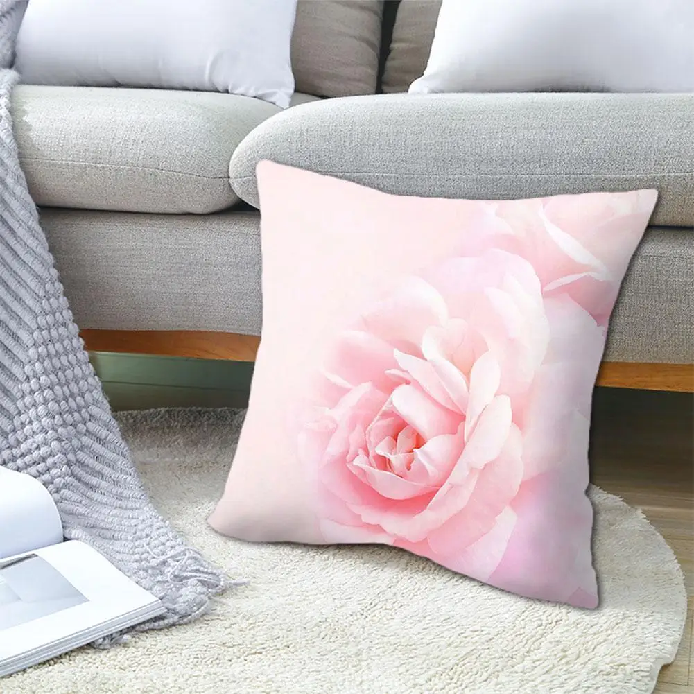 

Spring Flowers & Landscape Cushion Cover 45x45cm Polyester Sofa Decorative Bed Pillow Cushion Case Case Pillow Pillowcase C M3Y1