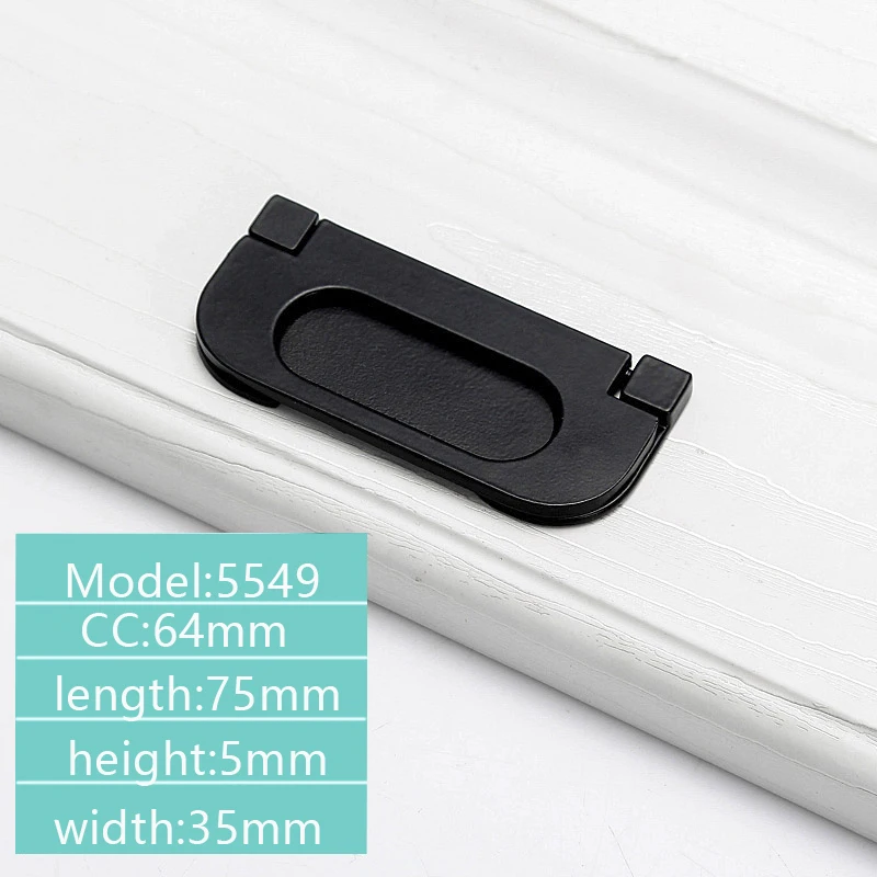 Черные ручки в американском стиле ручная мебель алюминиевые шкаф коробка для