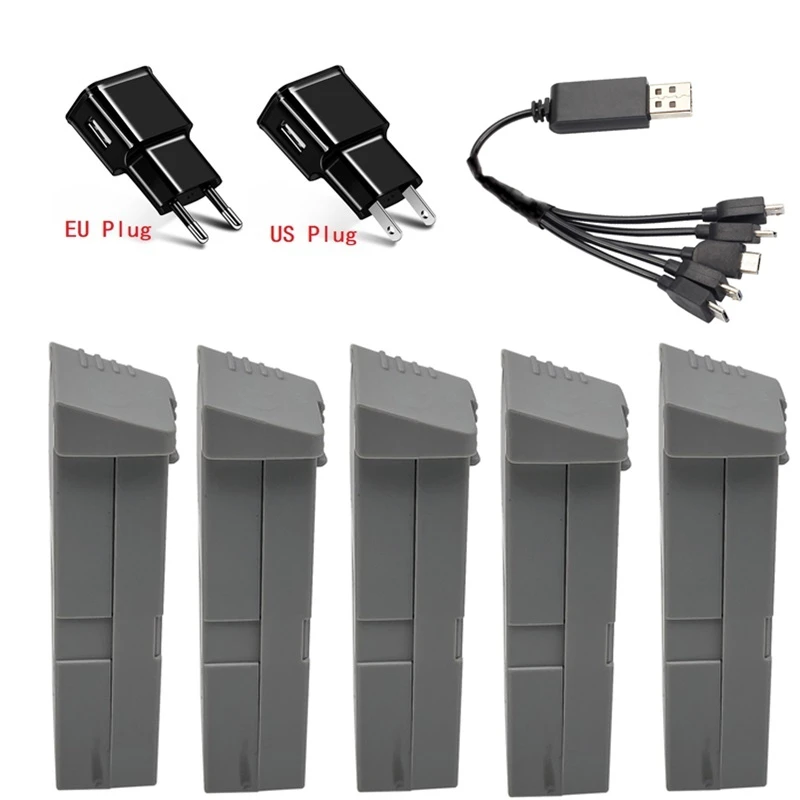 

Аккумулятор Lipo 7,4 в 1200 мАч с зарядным устройством USB для дрона S162/S162PRO, запасные части для радиоуправляемого квадрокоптера, батарея для дрона S162 / S162 PRO