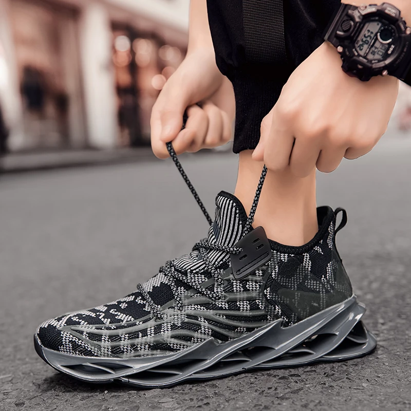 

Men Height Increasing Casual Shoes Fashions Mesh Shoes Men Sneakers 2020 New Sport Blade Shoes Zapatillas Hombre Big Size 39-46