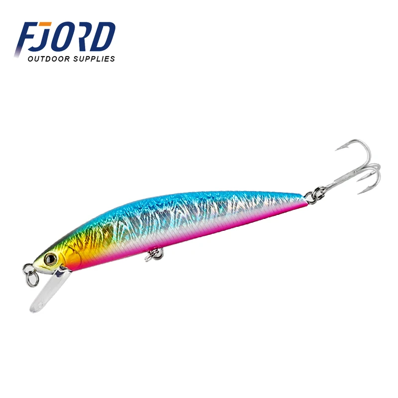 FJORD Горячая произвольно 5 шт. 125 мм 40 г Minnow лазера жесткий профессиональная