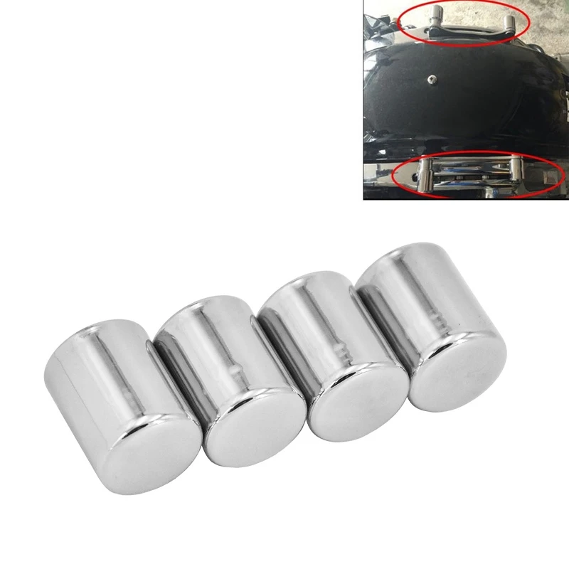 

Motorcycle 4Pcs Docking Hardware Point Cover for Sportster XL883 Touring Road King Street Glide FLHR FLHX Softail