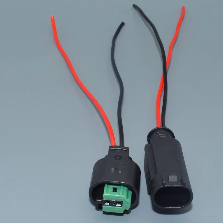 Shhworldsea 2 Pin 1-967644-1 Автомобильный разъем проводной двигателя охлаждающая вода