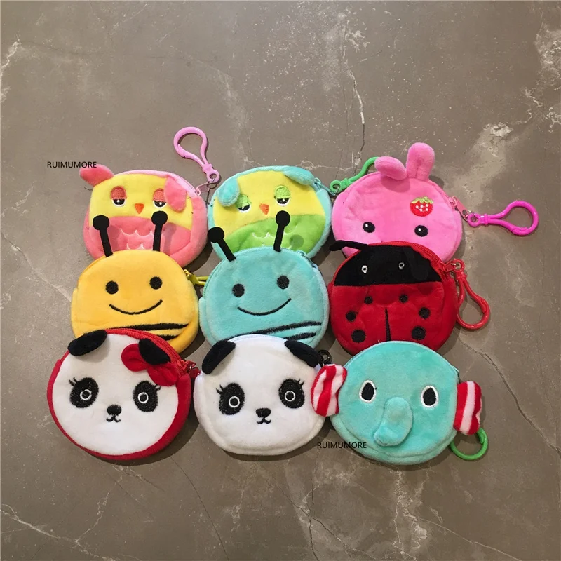 Множество моделей кошелек с плюшевыми животными маленький Детский плюшевый мини