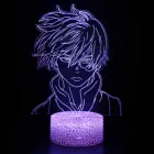 Светодиодный ночсветильник в стиле аниме Моя геройская Академия, акриловая декоративная лампа для спальни и детей, Подарочная настольная лампа