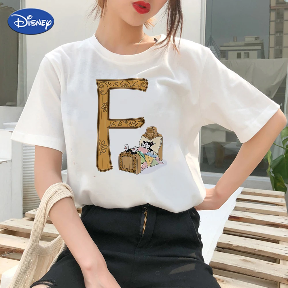 

Disney Woman T-shirts The AristoCats Creative Printed Short Sleeve Women's Versatile Tee Shirt Cute Funny Women Shirts Hipster