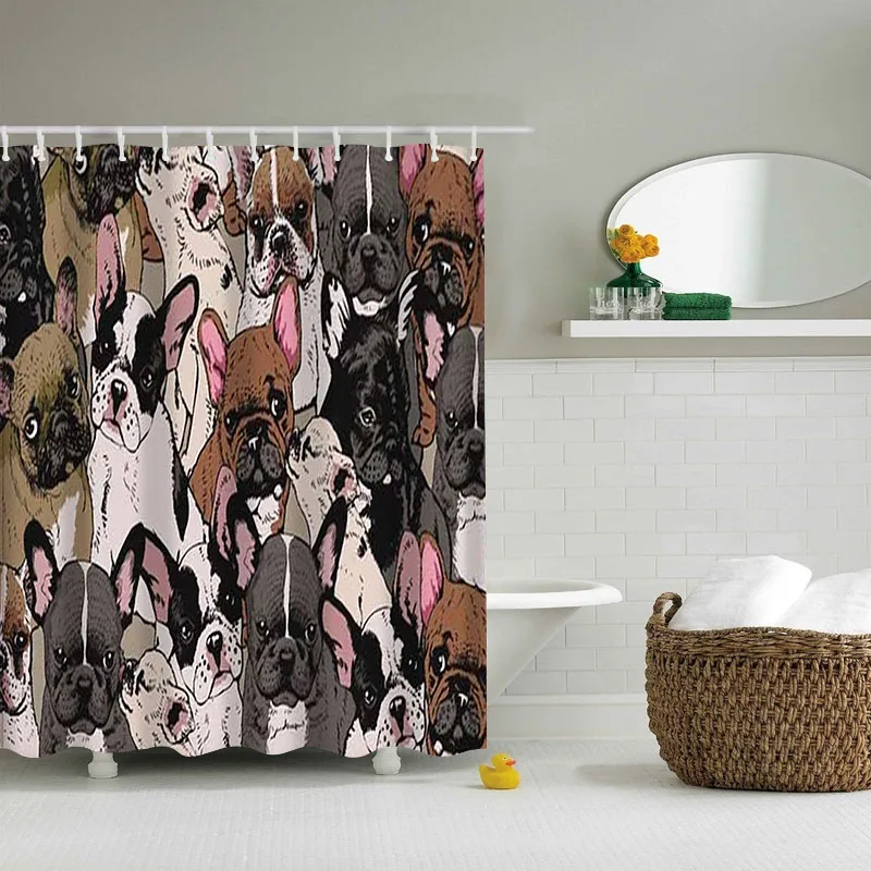 

Geometric Marble Printing Bathroom Shower Curtain Polyester Waterproof Home Decoration Bathroom Curtain with Hook Firanki Tende