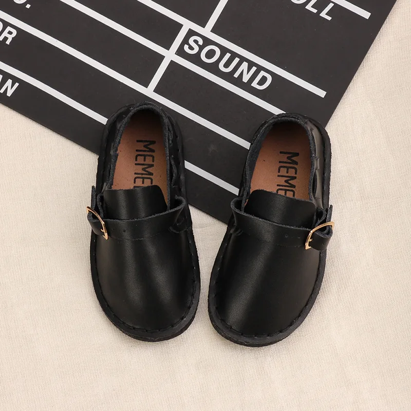 

Children's leather shoes 2019 spring and autumn new boys and girls soft bottom casual shoes baby shoes