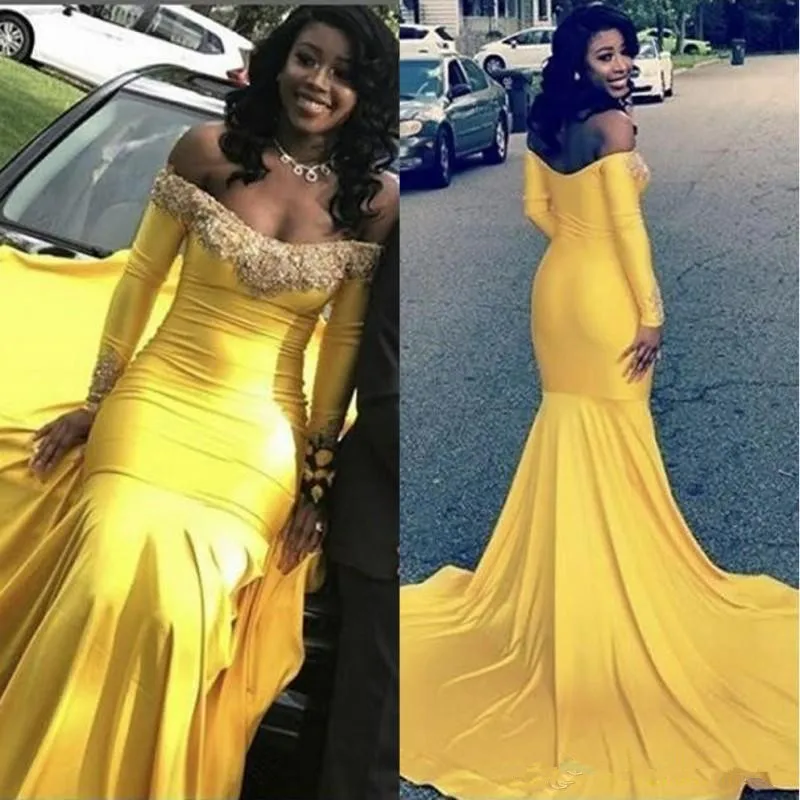 

Элегантное платье с длинным рукавом для выпускного вечера, 2019