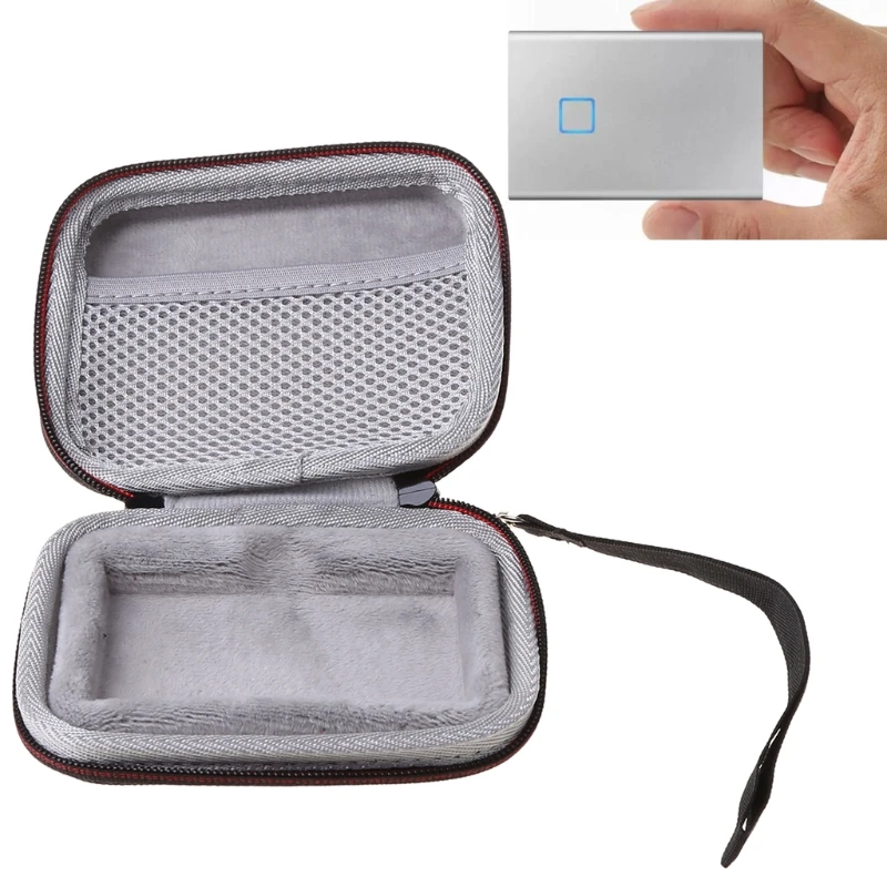 

Portable EVA Outdoor Travel Case Storage Bag Carrying Box for Sam sung T7 Touch SSD Case Accessories 85DD