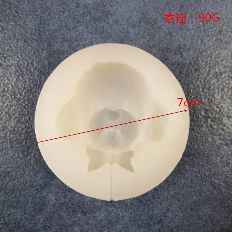 Новые своего померанского шпица корги коррида голова силиконовая форма для