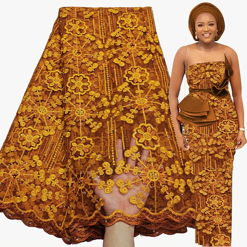 Bestway Горячая продажа французский Тюль кружевная ткань вышивка 2020 высокое