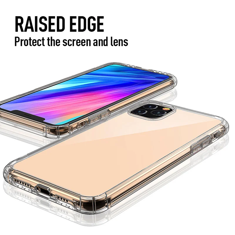 Для iPhone 11 XI Max XR противоударный чехол для телефона 2019 прозрачный мягкий