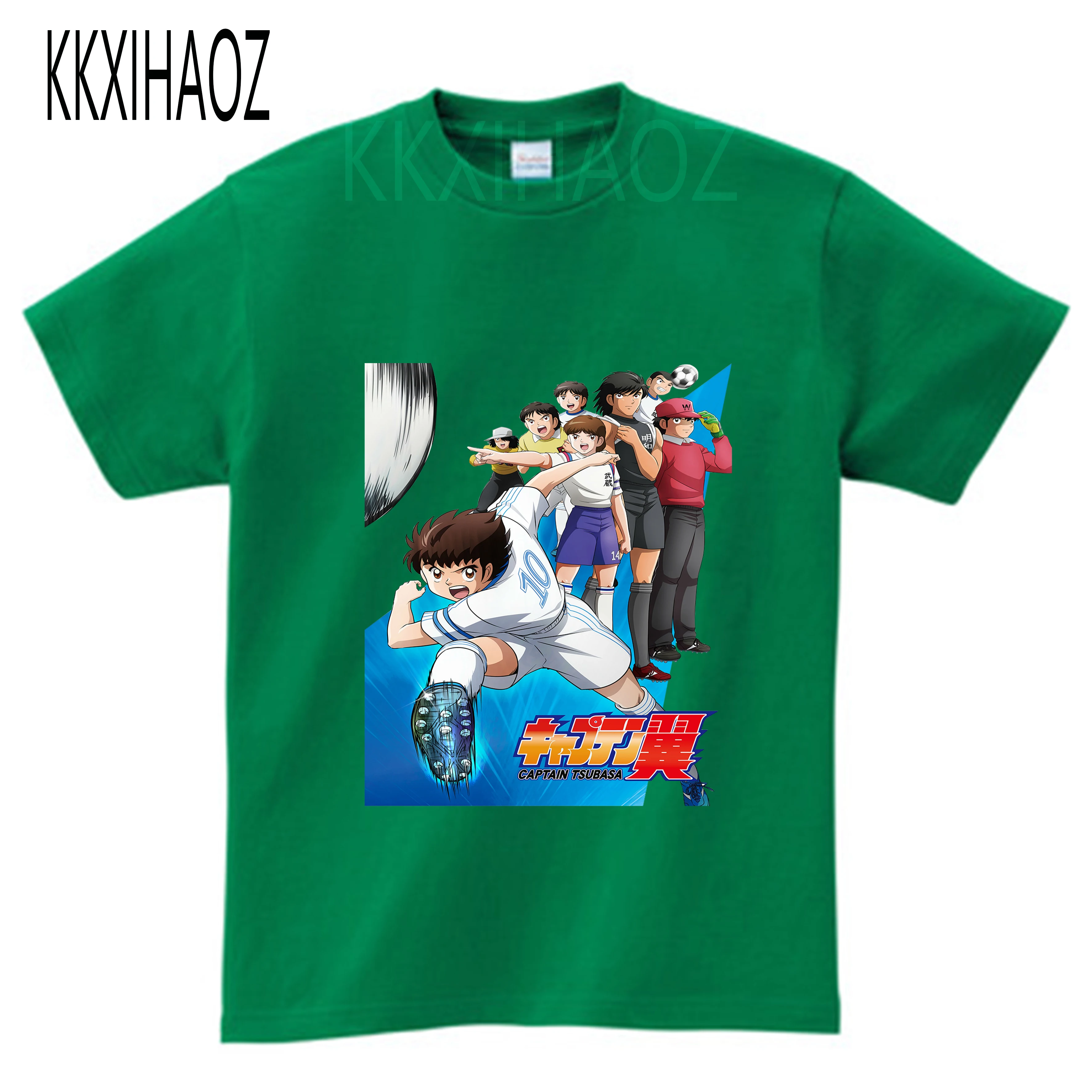 

Cartoon Print Boys T Shirt For 2020 Summer Infant Kids Boys Captain Tsubasa Japan Anime T-Shirts Clothes Toddler casual Tops tee