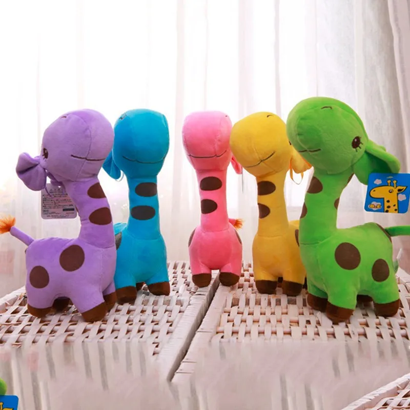 18 см Kawaii Жираф плюшевые игрушки мягкие животные детские куклы детские игрушки дети девочки подарок на день рождения speelgoed