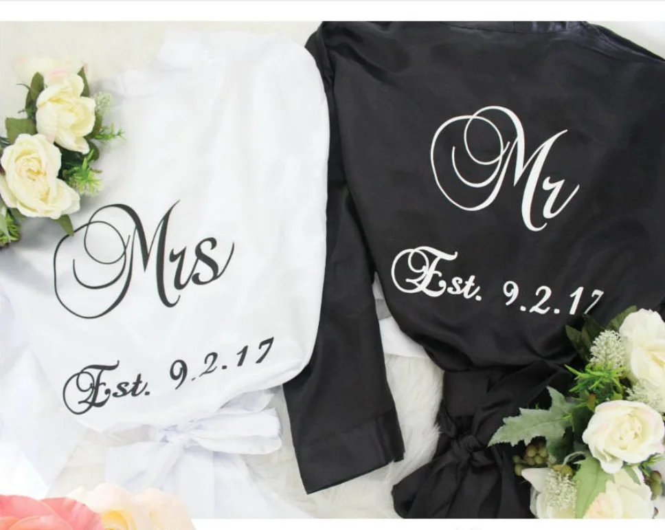 Халат-кимоно Женский атласный стильный пикантный комплект нижнего белья в 2