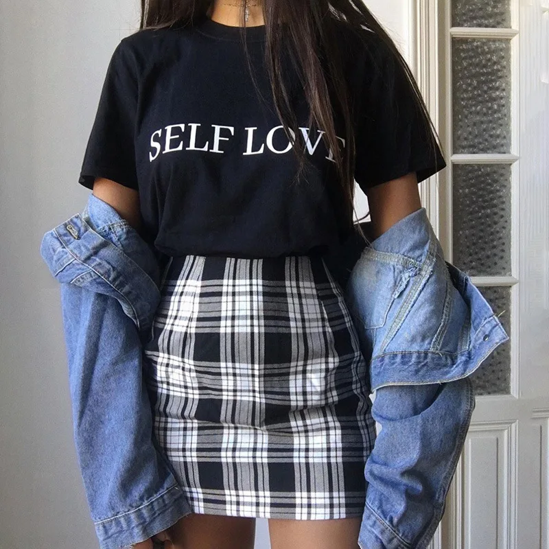 

Women Clothing Vintage Black Plaid Mini y2k Skirt Women Fashion High Waist Office Lady Party Side Zipper Skirts Clothing