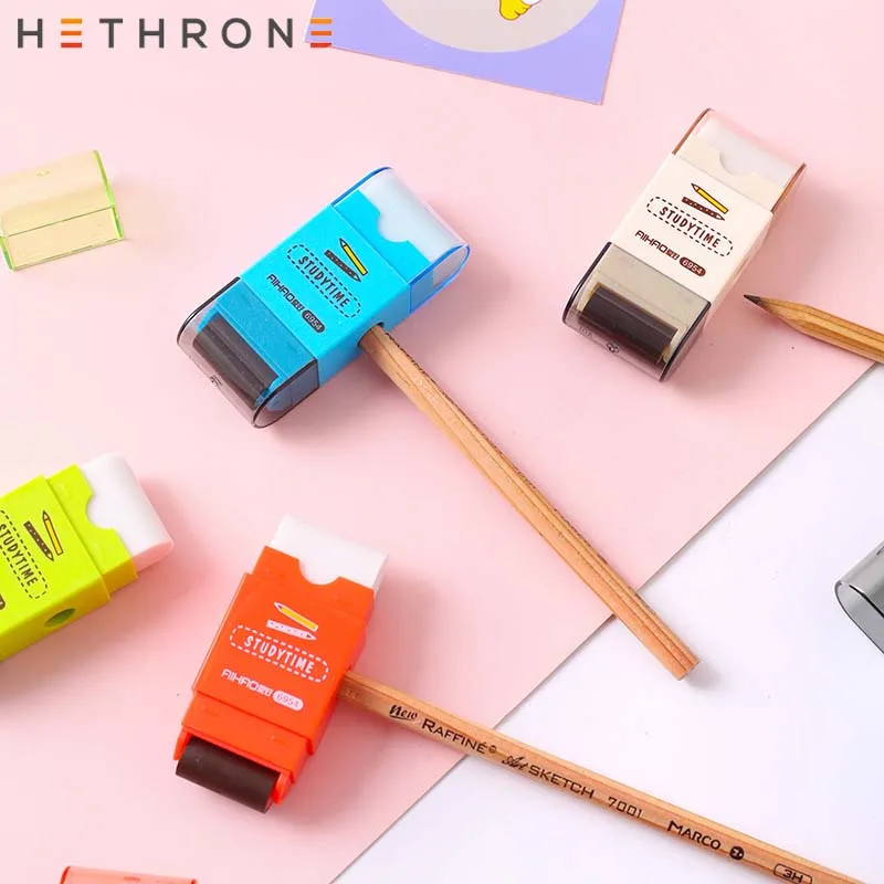 Необычная Новинка тройная ластик точилка для карандашей нож Рекламные