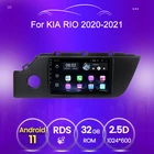 Автомобильный мультимедийный видеоплеер Carplay, поддержка задней камеры, Android 11, 32 Гб ПЗУ, 2 Гб ОЗУ, радио, для Kia Rio 4 IV FB 2020 - 2021