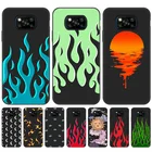 Силиконовый чехол для Xiaomi Poco X3 NFC, чехол для телефона Xiaomi Poco X3 MZB07Z0IN 6,67 дюйма, крутой черный чехол из ТПУ, Poco X3