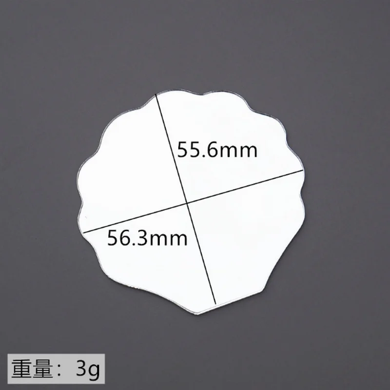 Складные зеркальные силиконовые подвески для кошачьего макияжа аксессуары