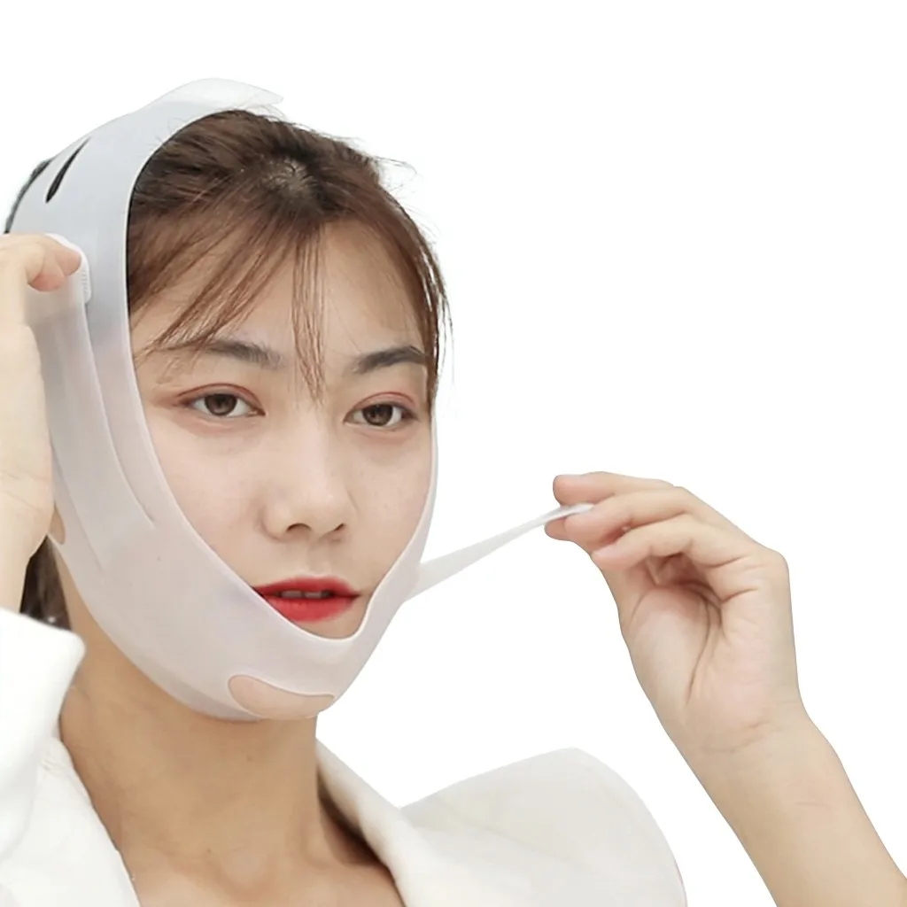 Маска для подтяжки лица лифтинг компрессионная подбородка щек похудения двойной