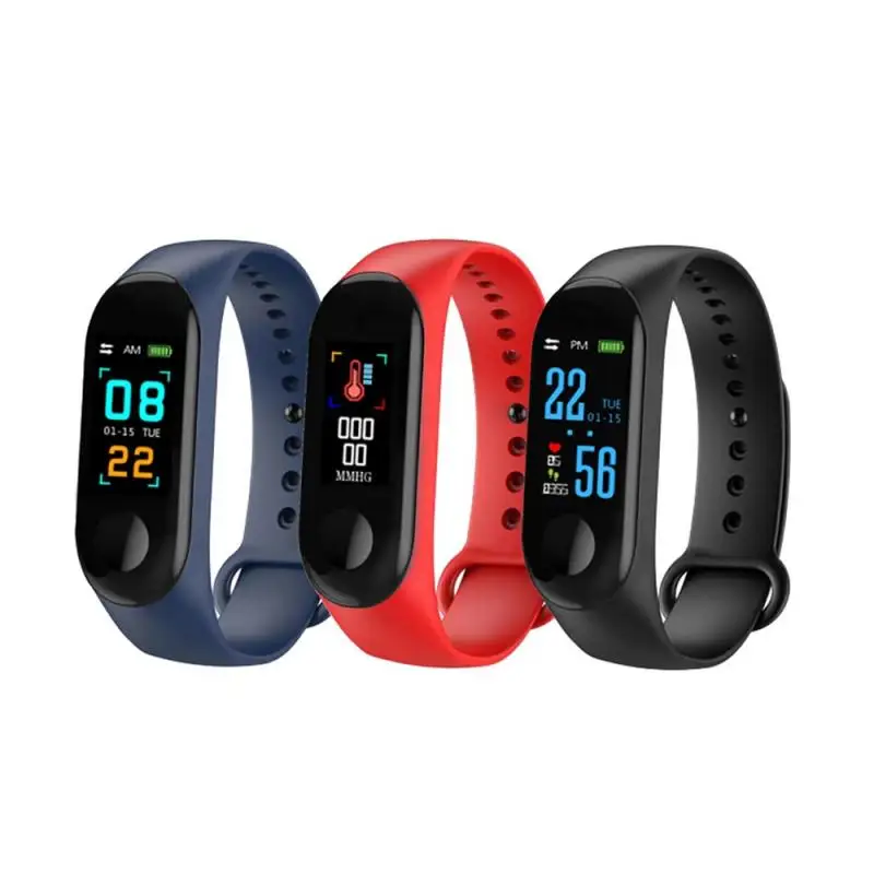 

M3 Fitness Bracelet Smart Watch Unisex Waterproof Tracker Wristbands Sport Watch Blood Pressure Activity Tracker