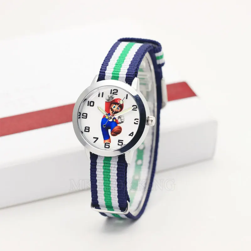 Роскошные водонепроницаемые часы подарки игра супер милые Мультяшные наручные