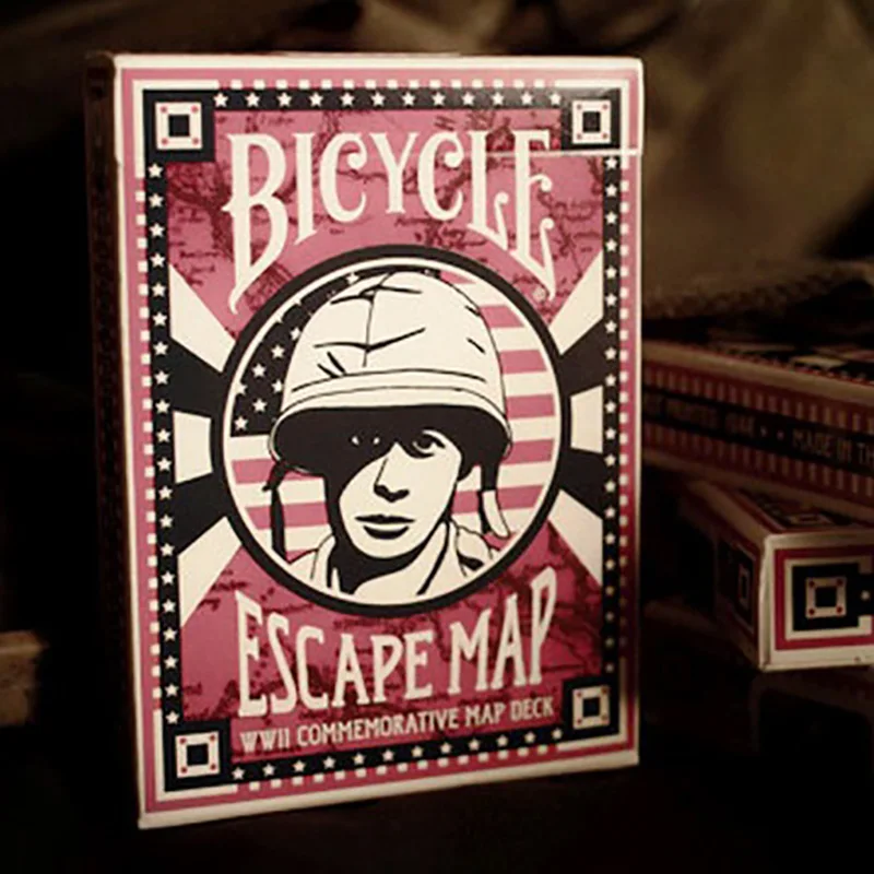 Bicycle Cards Escape Map Playing 1 pcs Regular Deck Rider Back Card Magic Trick Props |