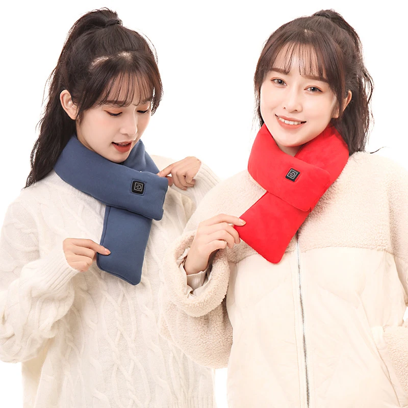 

Auto-heating Scarf Intelligent Warming Scarf USB Rechargeable Heating Warm Scarf