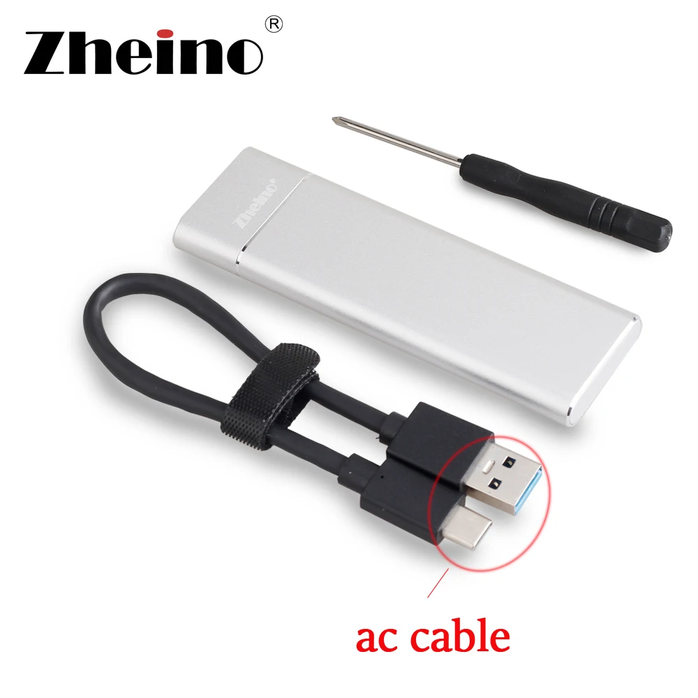 Zheino M.2 2280 type C Portable SSD External USB 3.0 Case Enclosure | Компьютеры и офис