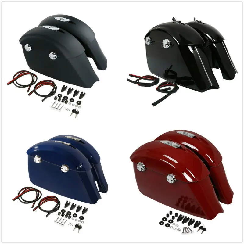 Электронная защелка для багажника сумки-седла мотоцикла индийского вождя темная