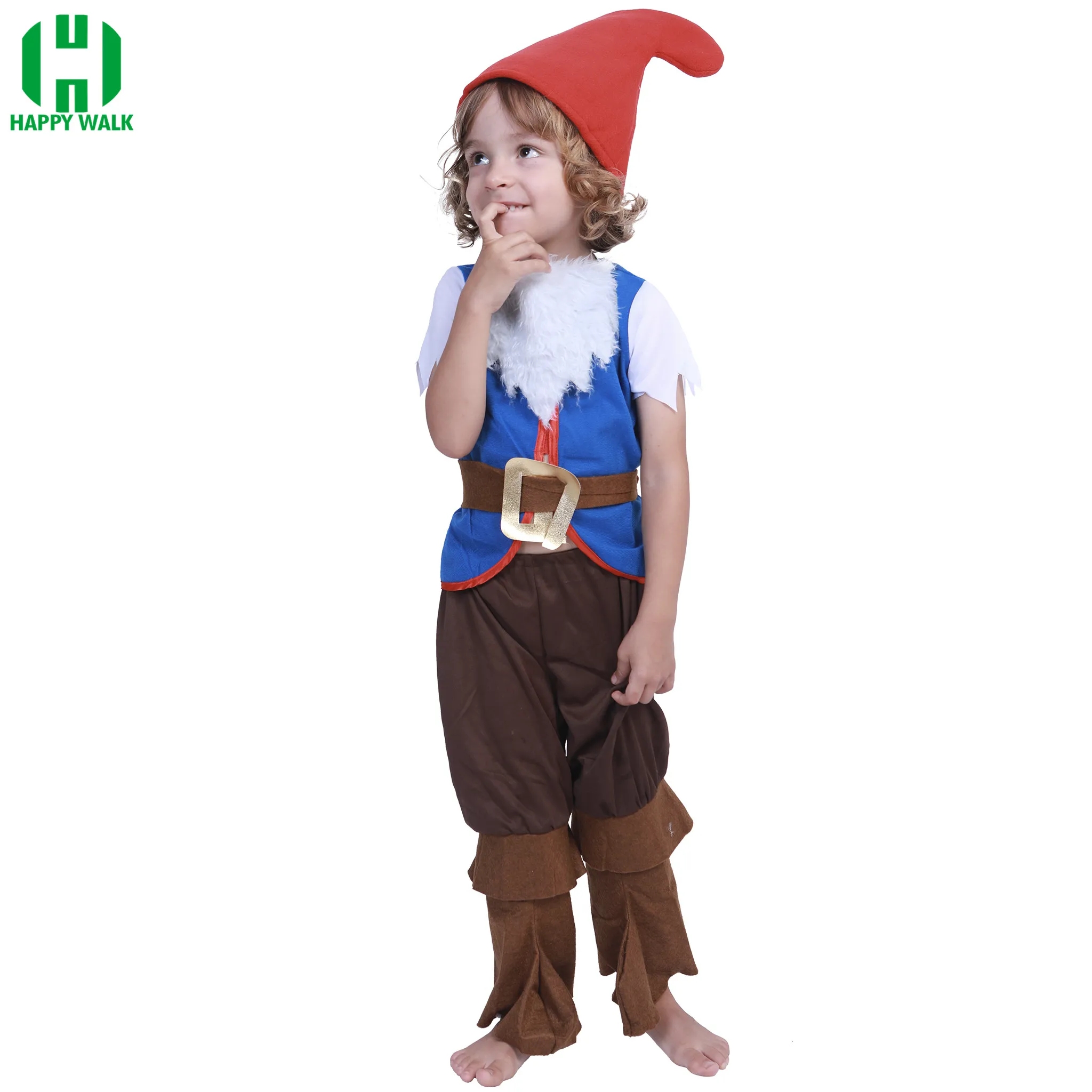 Новые рождественские костюмы эльфа для малышей мальчиков сказочные гномы